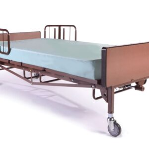 Probasics 42" Full Electric Bariatric Bed Package with Half-Length Rails