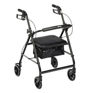 R726 Aluminum Rollator, 6" Casters