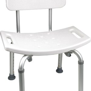 ProBasics Shower Chair with Back 300 lbs. Weight Capacity # BSCWB